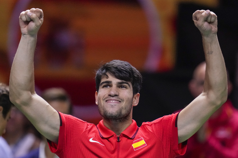 戴维斯杯碾压年终总决赛,阿尔卡拉斯统治全场 戴维斯杯碾压年终总决赛,阿尔卡拉斯统治全场